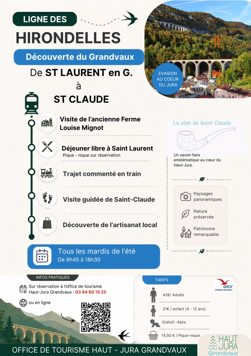 Excursion sur la Ligne des Hirondelles