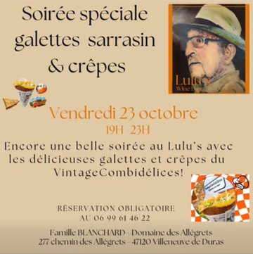Soirée vins charcuterie et fromage au Domaine des Allégrets