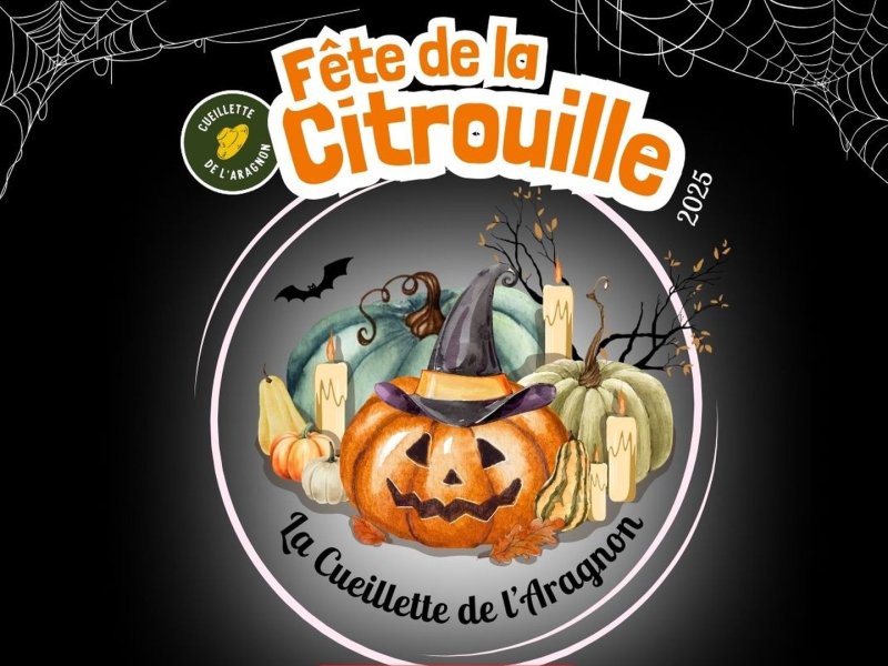 Fête de la citrouille et Halloween, à la Cueillette de l'Aragnon