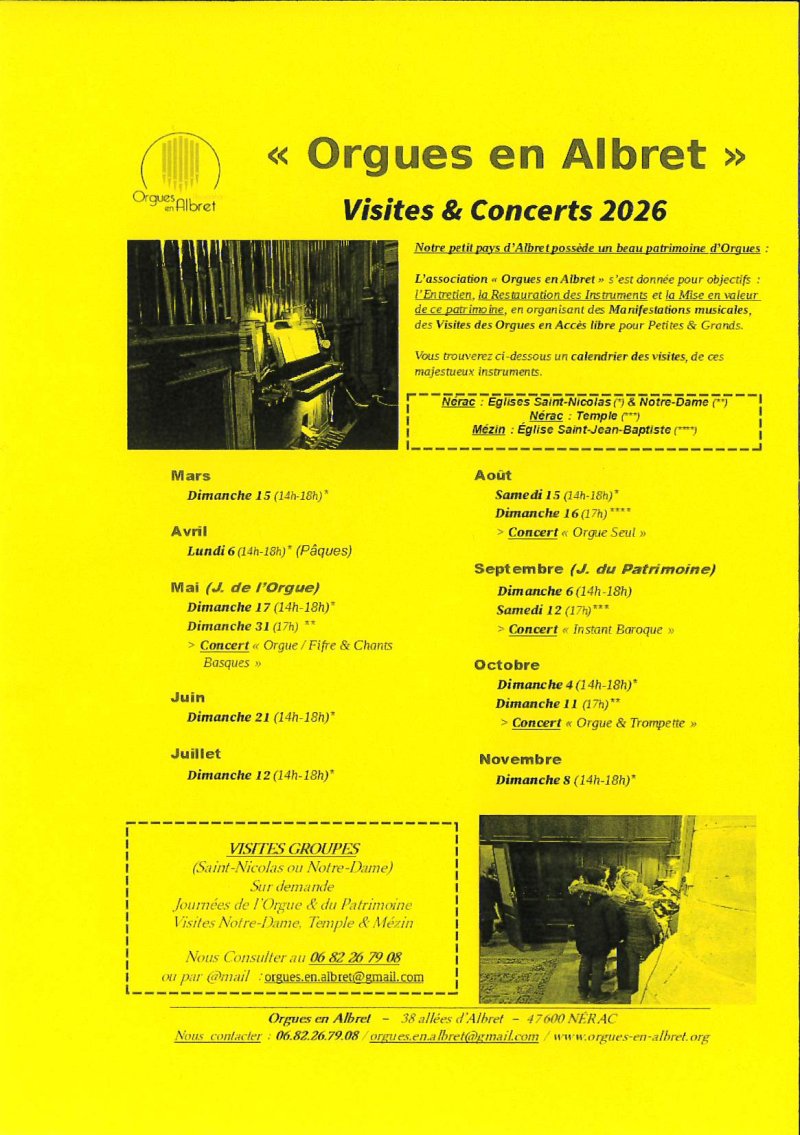 Orgues en Albret - Concert "Instant Baroque"