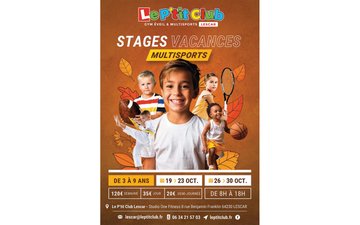 Stages multisports enfants "Le P'tit Club"