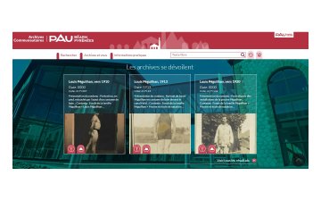Le nouveau site internet des Archives : comment ça marche ?