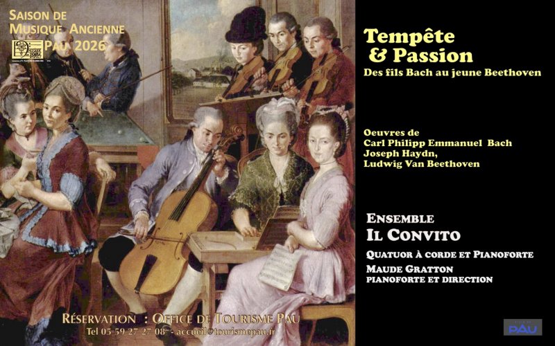 “Tempête & Passion - Des fils Bach au jeune Beethoven"