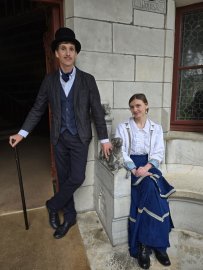 Visite "costumée" du Château Abbadia