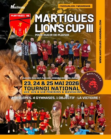 HANDBALL. TOURNOI MARTIGUES LION'S CUP 2026