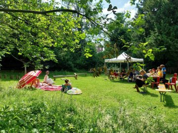 Le Printemps de la Pouponnière, atelier de pratique artistique : modèles vivants