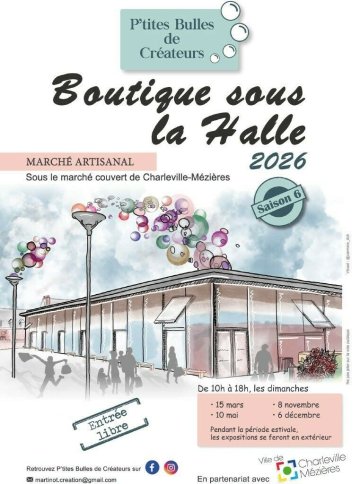 Marché artisanal - Boutique sous la halle