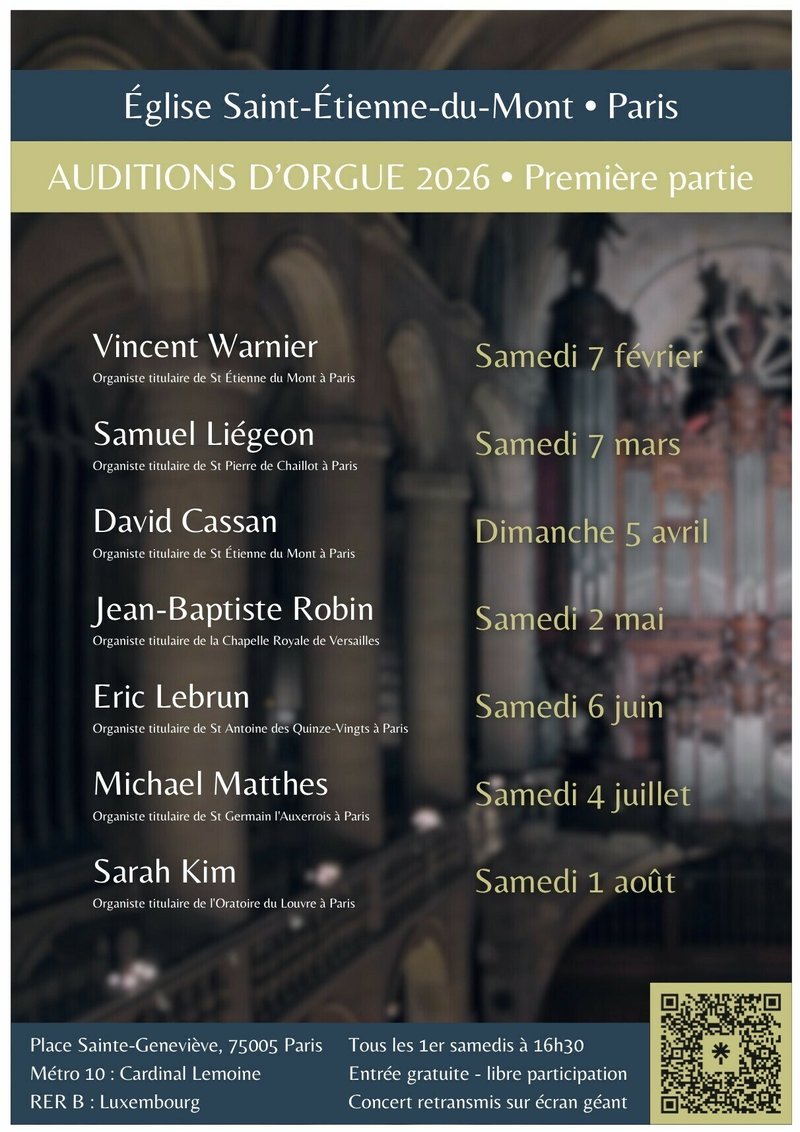 Audition d'orgue