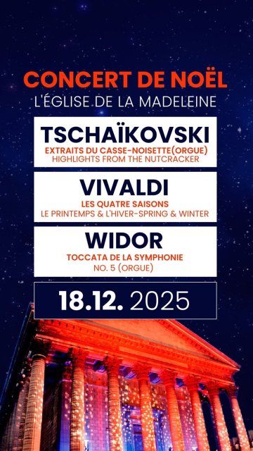 Christmas Concert at the Church of La Madeleine