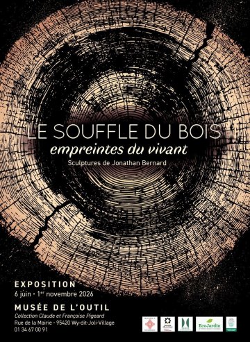 Inauguration de l’exposition "Le Souffle du bois, Empreintes du vivant dans le jardin." en présence de l’artiste