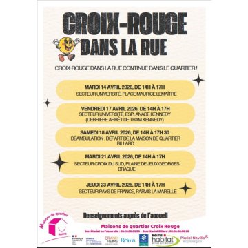 Croix-Rouge dans la rue