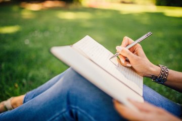 Atelier d'écriture dans la nature