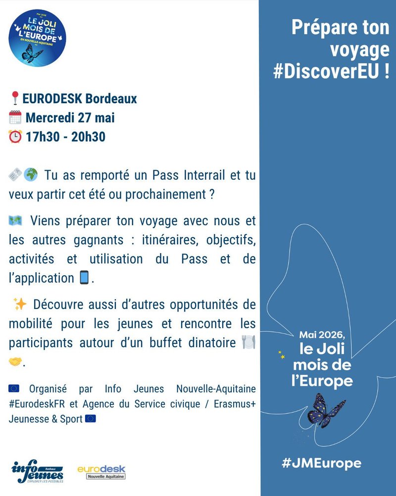 #DiscoverEU : Prépare-toi au départ !