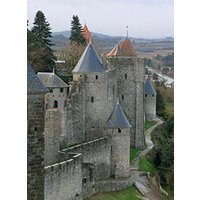 Chateau de carcassonne - basse saison