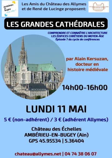 CONFÉRENCE : Les Grandes Cathédrales