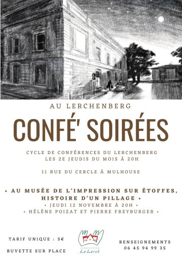 Confé' Soirées - Au Musée de l'Impression sur Etoffes, histoire d'un pillage