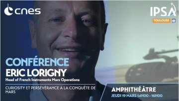 Curiosity, Perseverance et après : l’IPSA explore Mars avec Eric Lorigny du CNES