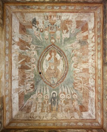 Visite guidée des fresques de l'église abbatiale romane de Saint-Chef