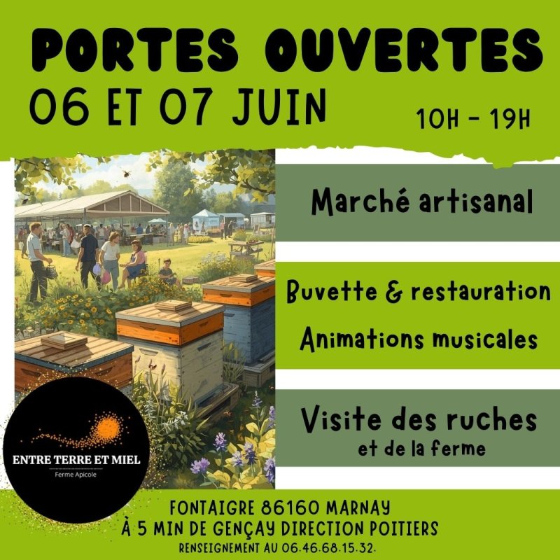 Portes ouvertes chez Entre Terre Et Miel