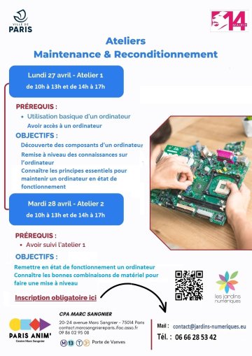 Ateliers Maintenance et Reconditionnement