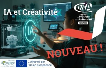 Atelier découverte : L’IA au Service de Votre Créativité Artisanale, à la CMA Normandie à Caen (14)