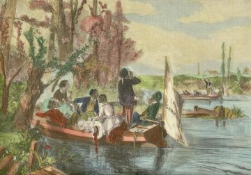"Les loisirs en bord de Seine au XIXème siècle", parcours croisé entre littérature, peinture et musique. Conférence d'Annick Polin.