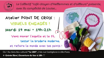 ATELIER POINT DE CROIX : VISUELS ENGAGÉS