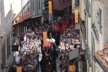 Procession de la Sanch, Perpignan, Pyrénées Orientales