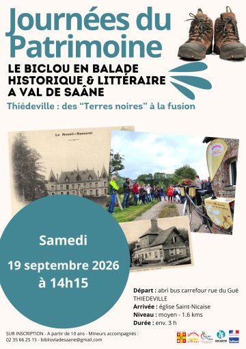 Circuit : balade pédestre à la découverte de Thiédeville et son histoire "des terres noires à la fusion"