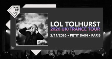 Take Me Out : Lol Tolhurst (The Cure) + Curtain en concert à Paris !