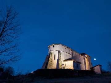 Visite de l'église fortifiée de Lesgor