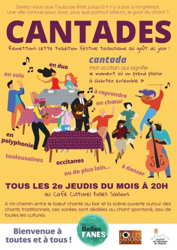 CANTADA, soirée dédiée au chant spontané de tradition orale