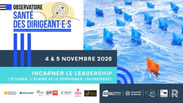 Colloque « Incarner le leadership »