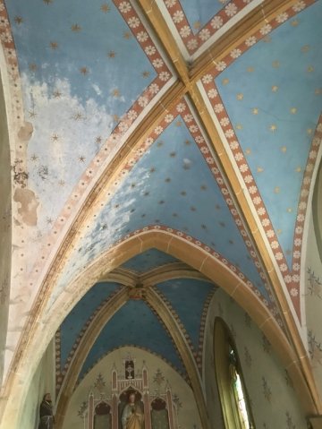 Visite de la chapelle du cimetière de Saint-Germain-Lespinasse