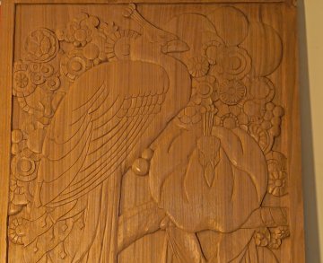 Visite de l'atelier d'une sculptrice sur bois