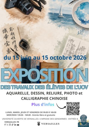 Exposition des ateliers artistiques de l'UOV