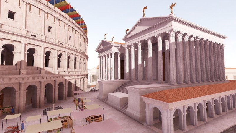 Visite guidée couplée de l’exposition "Rome, du mythe au virtuel" puis du plan de Rome