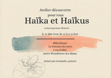 Atelier découverte d'écriture