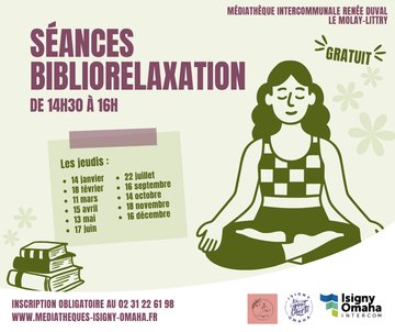 Séances de bibliorelaxation - Adultes