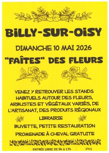 "Faîtes" des fleurs - Billy-sur-Oisy