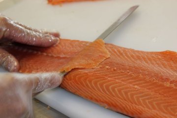 Apprenez à trancher le saumon fumé