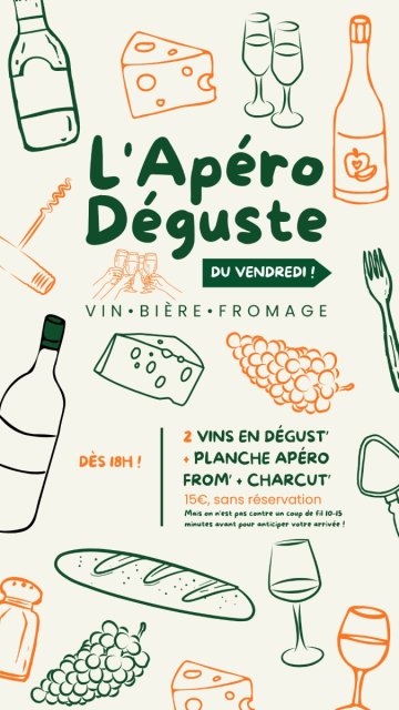 L'Apéro Déguste (du vendredi)