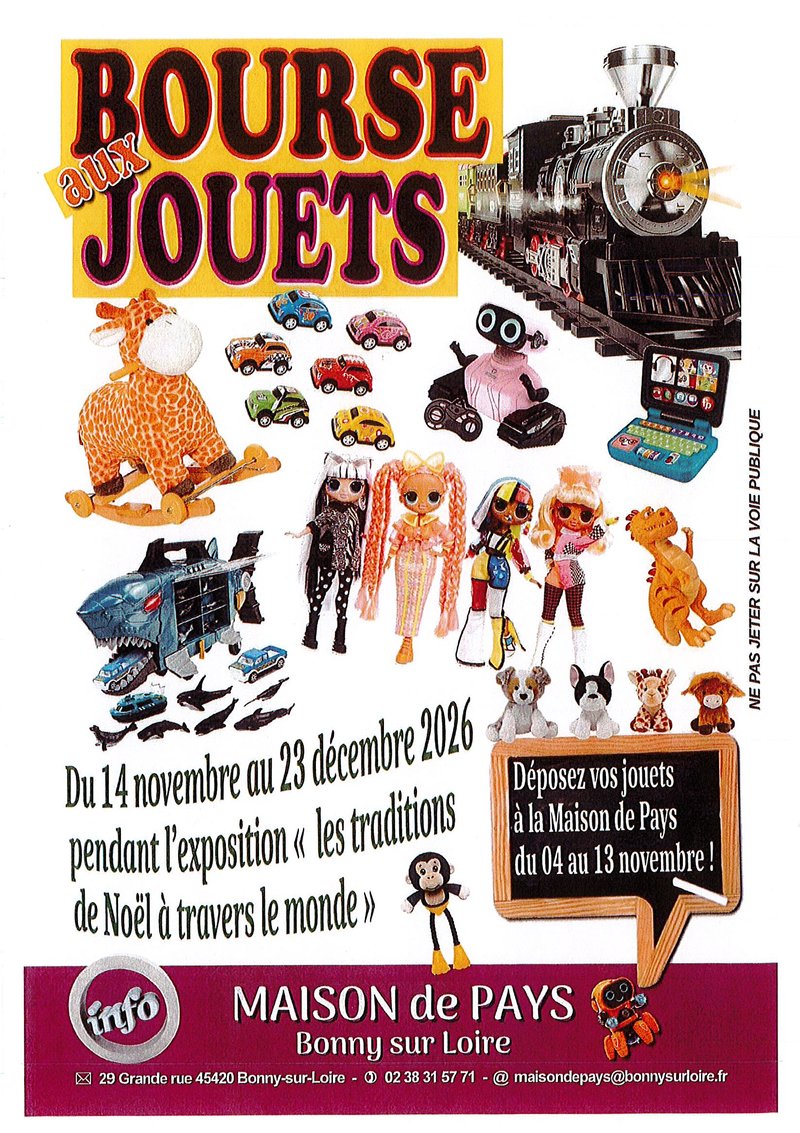 Bourse aux jouets