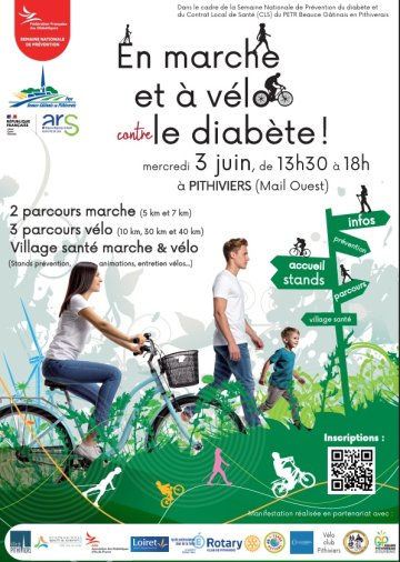 "En marche et à vélo contre le diabète !"