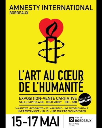 Exposition - Vente caritative : L'art au cœur de l'Humanité