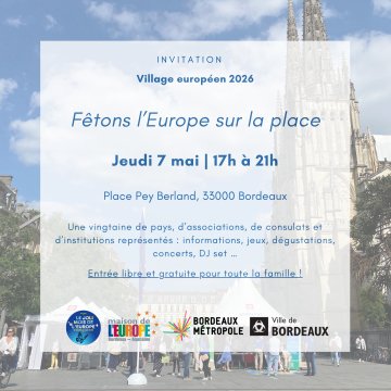 Fêtons l'Europe sur la place !