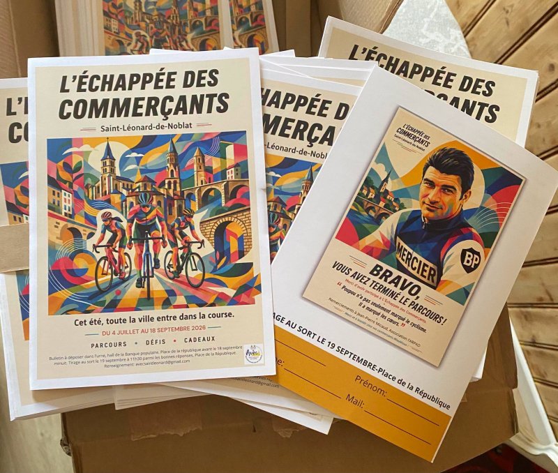 Jeu, l'Echappée des Commerçants de Saint-Léonard de Noblat