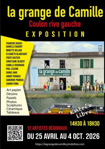 Exposition à La Grange de Camille à Coulon