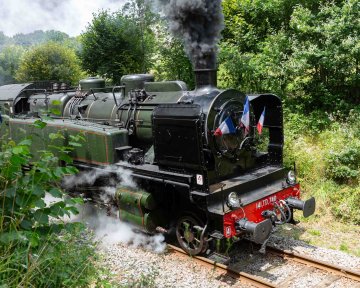 Train touristique à vapeur : Circuit de la Haute vallée de la Vienne - 12 août