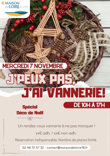 Atelier Vannerie : "Spécial déco de jardin"
